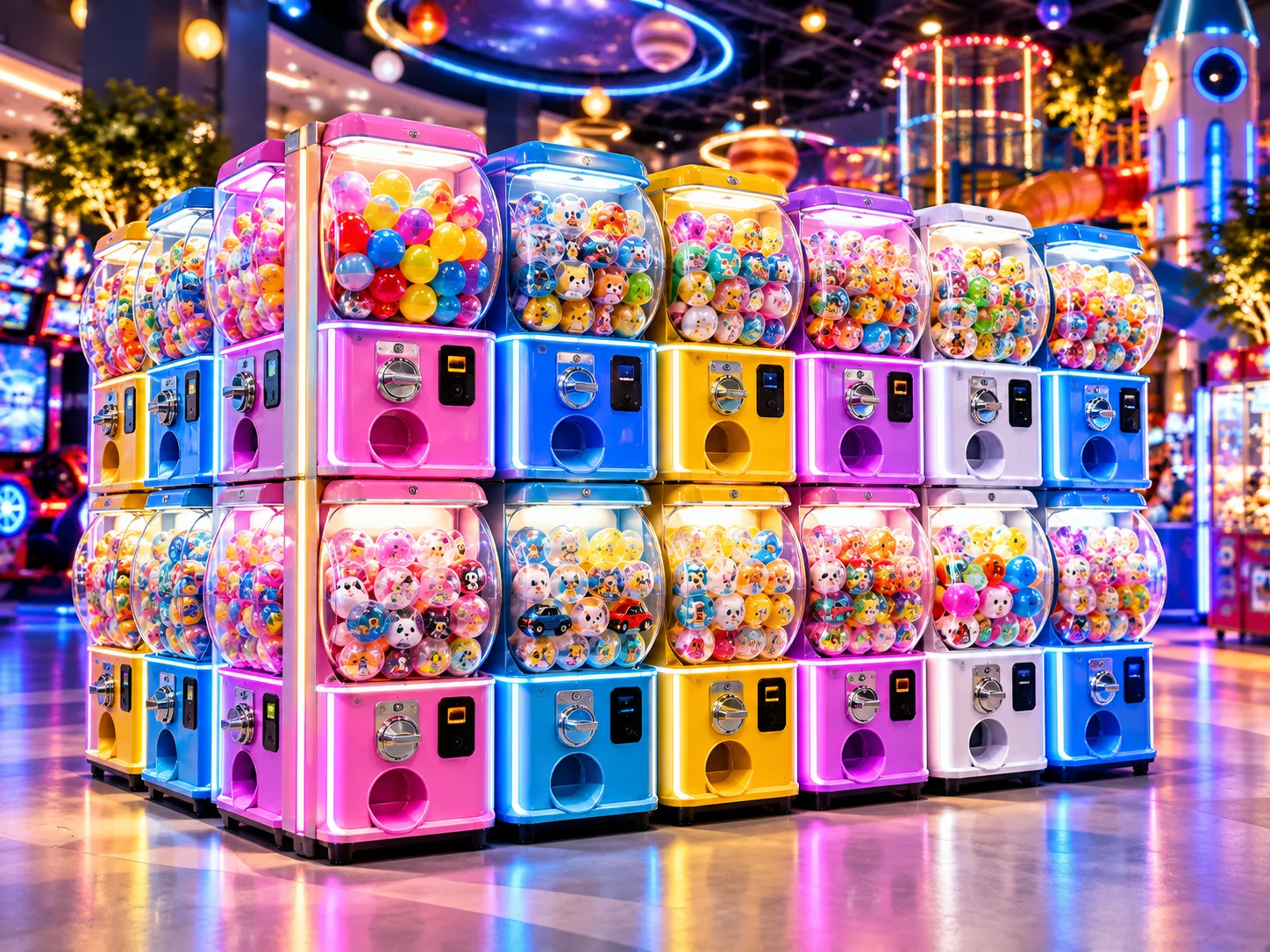 Capsule Vending Machines — equipment and project view