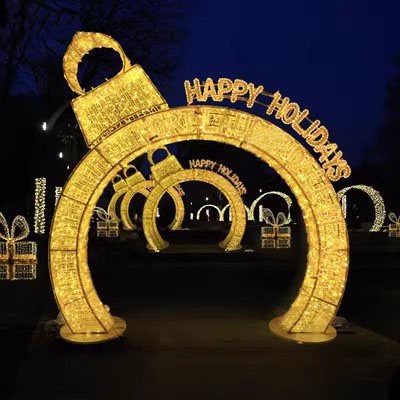 Arch Christmas decoration light by JKPARKRIDES