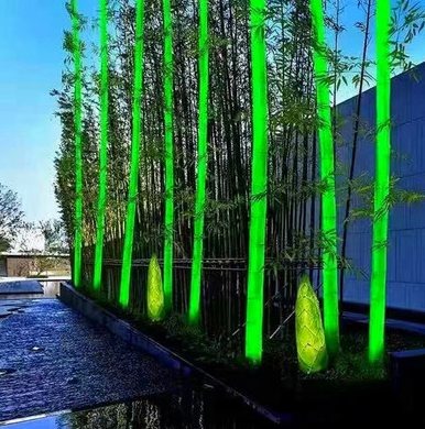 Bamboo Christmas decoration light by JKPARKRIDES