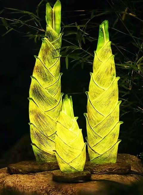 Bamboo Shoot Christmas decoration light by JKPARKRIDES