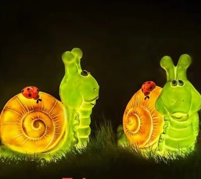 Snail Christmas decoration light by JKPARKRIDES