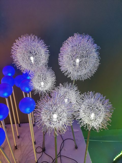 Aluminium Wire Ball Christmas decoration light by JKPARKRIDES