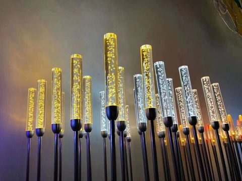 Bubble Icicle Christmas decoration light by JKPARKRIDES