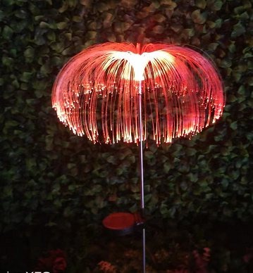 Fibre Optic Jellyfish Christmas decoration light by JKPARKRIDES
