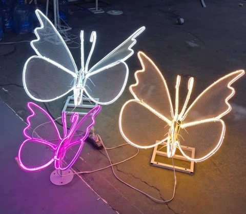 Outdoor Butterfly Light Christmas decoration light by JKPARKRIDES