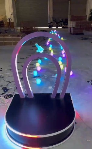 Programmable Interactive Ball Light Base Christmas decoration light by JKPARKRIDES
