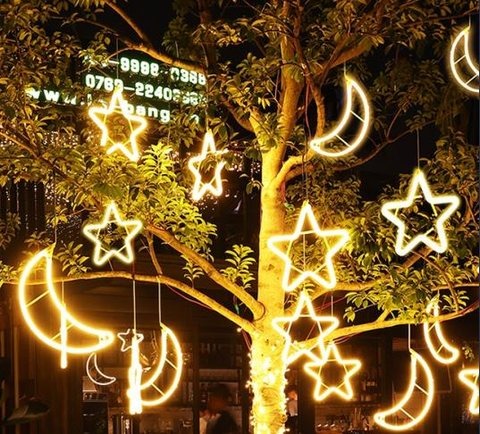 Moon Christmas decoration light by JKPARKRIDES