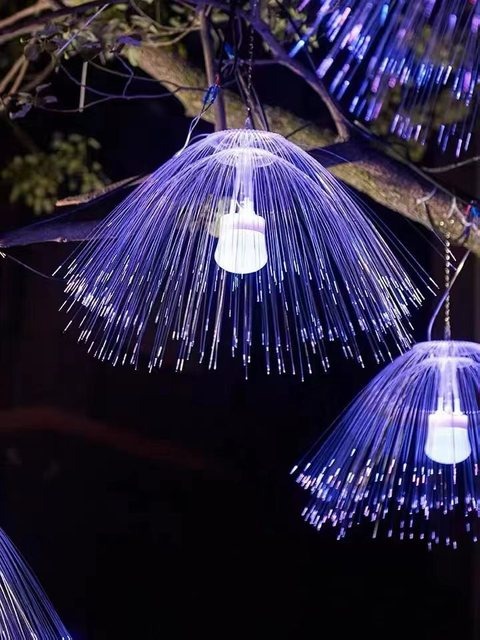 Fibre Optic Jellyfish Christmas decoration light by JKPARKRIDES