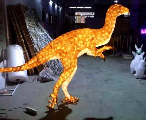 Dinosaur Christmas decoration light by JKPARKRIDES