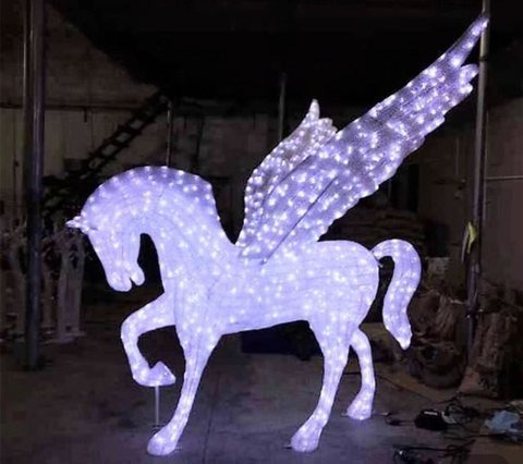Pegasus Christmas decoration light by JKPARKRIDES