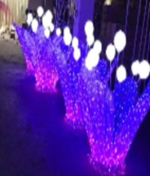 3D Blooming Flower Christmas decoration light by JKPARKRIDES