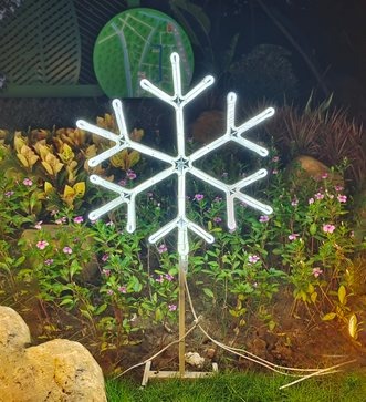 Base Snowflake Christmas decoration light by JKPARKRIDES
