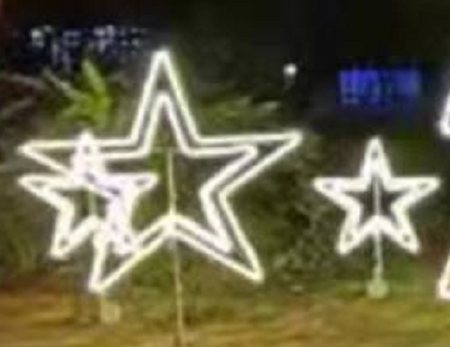 Ground Star Christmas decoration light by JKPARKRIDES