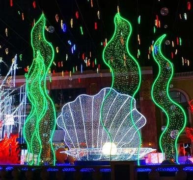 Shell Christmas decoration light by JKPARKRIDES