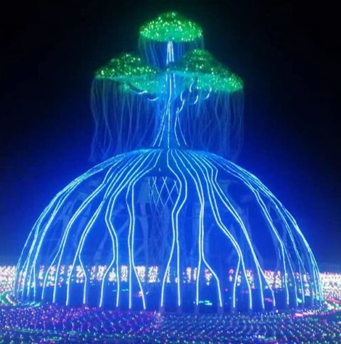 Tree of Life Christmas decoration light by JKPARKRIDES