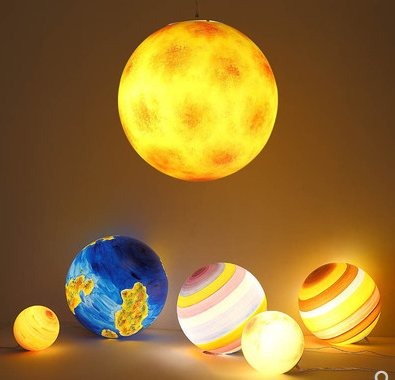 Rotomoulded ball ( Hand-painted) Christmas decoration light by JKPARKRIDES