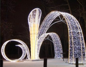 Creative shape Christmas decoration light by JKPARKRIDES