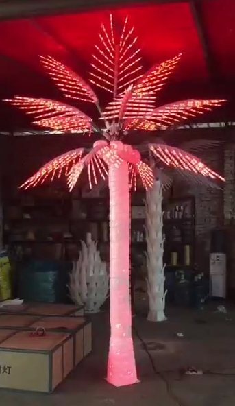 Palm Tree Christmas decoration light by JKPARKRIDES