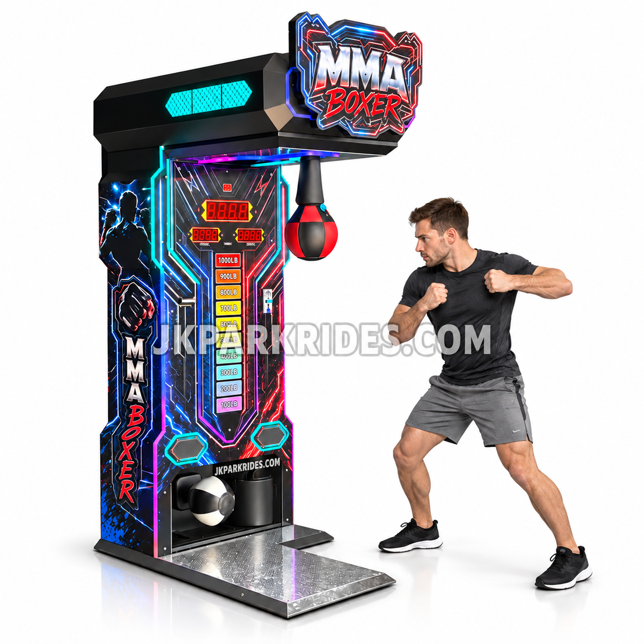 Commercial Coin Operated Boxing Arcade Machine — JKPARKRIDES product image