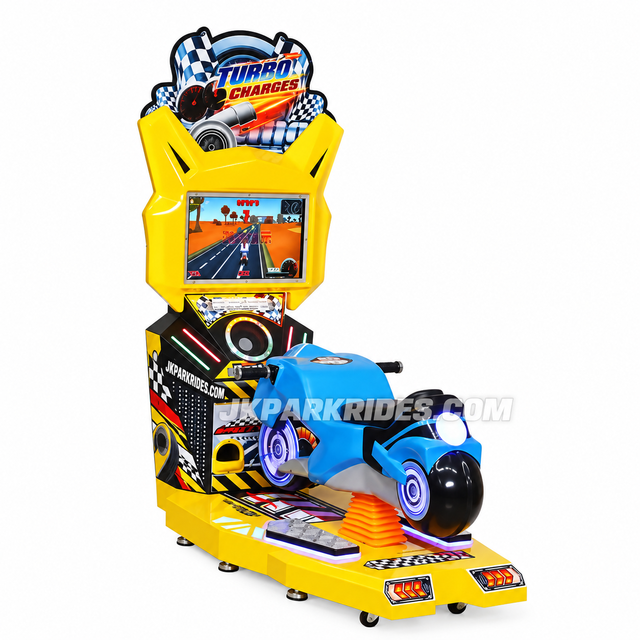 Children Motorcycle Racing Game Console — JKPARKRIDES product image