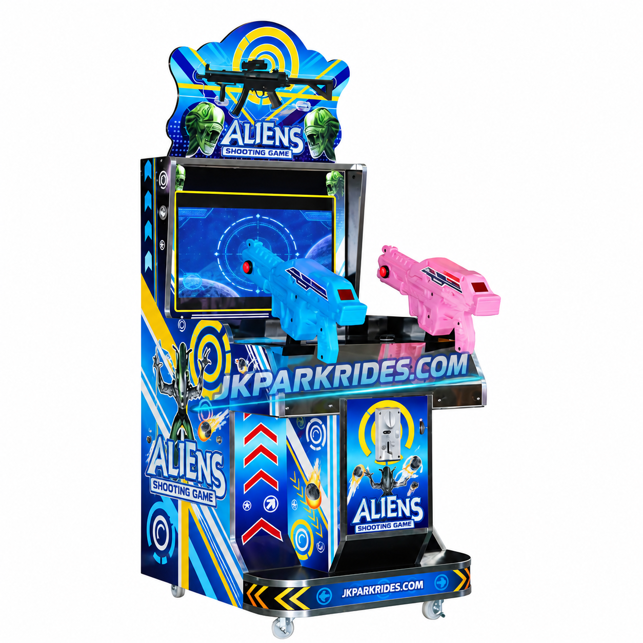 Double Shot Children Double Shooting Game Machine — JKPARKRIDES product image