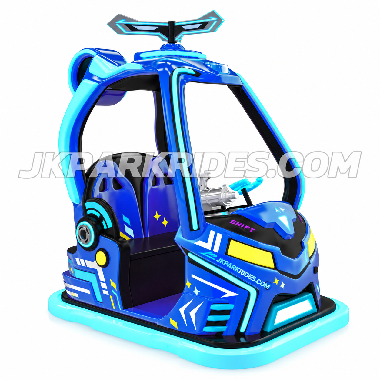 Parent child interactive amusement equipment, parks, squares, outdoor amusement vehicles, sightseeing vehicles, music and lighting mecha vehicles, commercial stalls, attracting people to stop — JKPARKRIDES product image