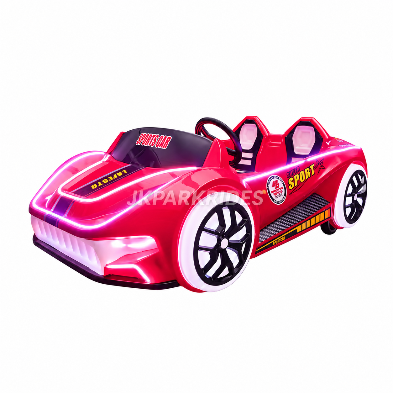 Double Electric Convertible Sports Car — JKPARKRIDES product image