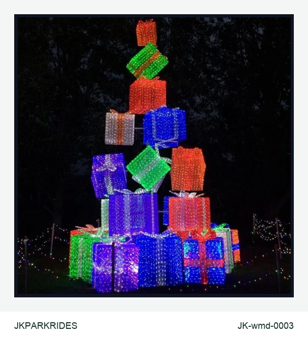 3D Christmas Tree Motifs lighting product, JKPARKRIDES SKU JK-wmd-0003