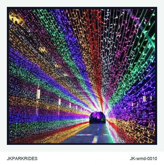 Illuminated Light Tunnel lighting product, JKPARKRIDES SKU JK-wmd-0010