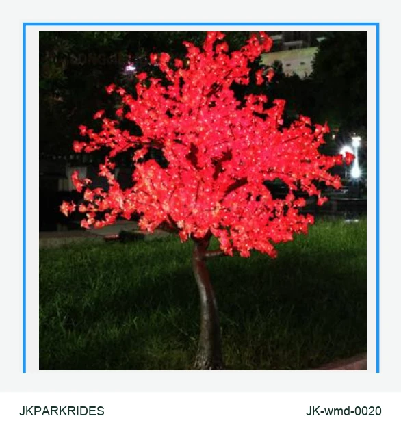 Illuminated Maple Trees lighting product, JKPARKRIDES SKU JK-wmd-0020
