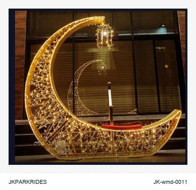 Illuminated Moon Motifs lighting product, JKPARKRIDES SKU JK-wmd-0011