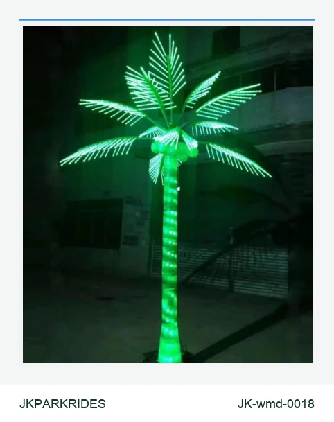Illuminated Palm Trees lighting product, JKPARKRIDES SKU JK-wmd-0018