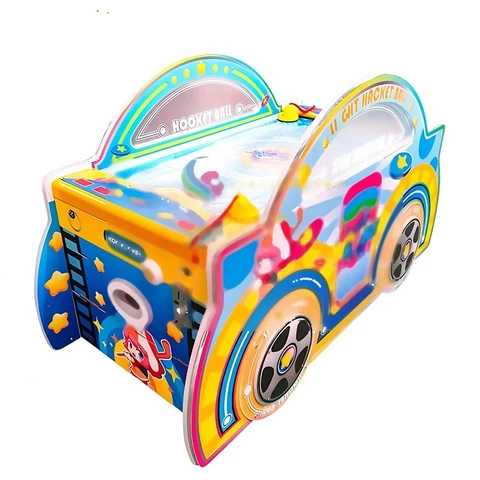 Car-Shaped Children’s Hockey Machine — overall equipment view