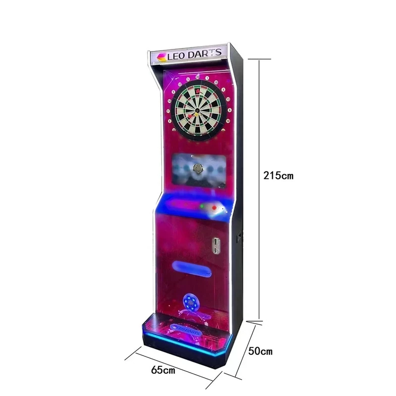 Coin-Operated Electronic Dart Machine — overall equipment view