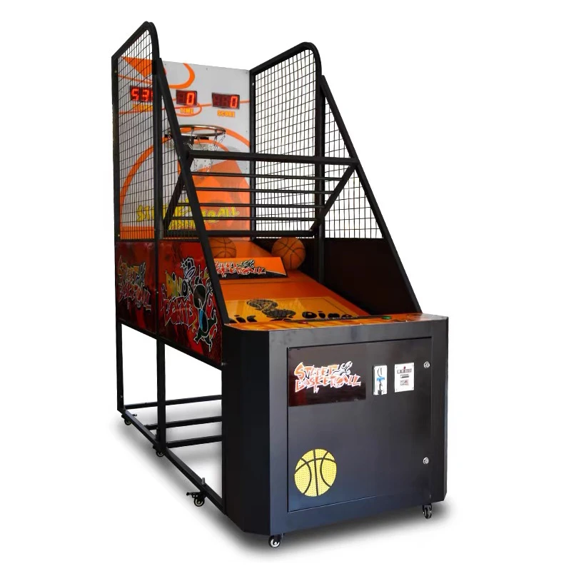 Folding Basketball Shooting Machine — overall equipment view