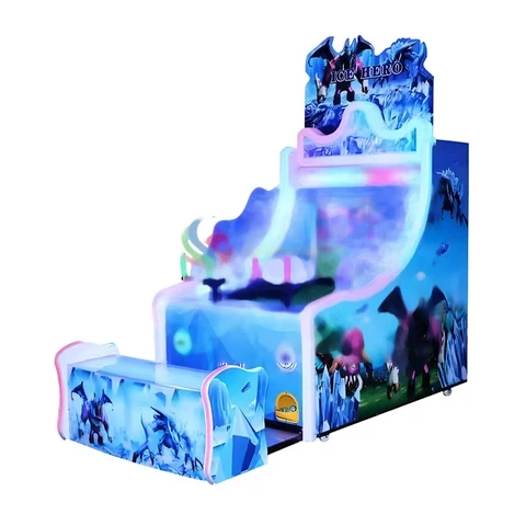 Ice Hero Double Water Gun Game — overall equipment view
