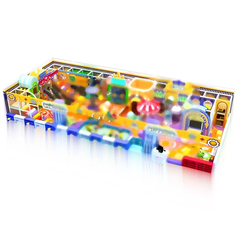 Indoor PVC Soft Play Set — overall equipment view