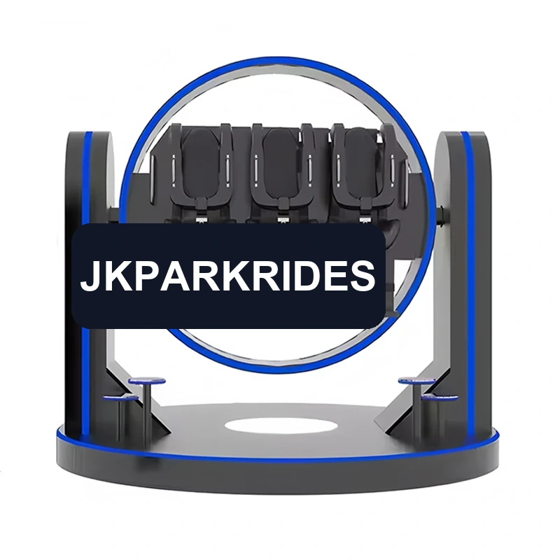 3 Seat VR Roller Coaster Simulator — additional view of the equipment