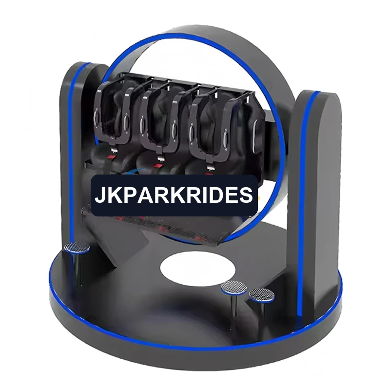 3 Seat VR Roller Coaster Simulator — additional view of the equipment