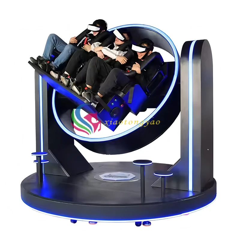 3 Seat VR Roller Coaster Simulator — overall equipment view