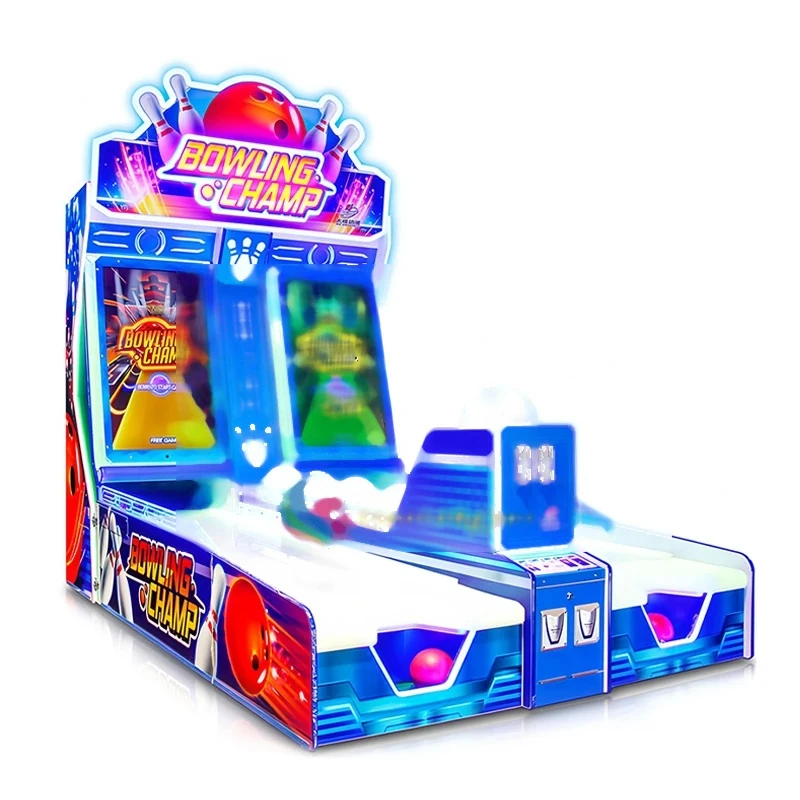 Bowling Champion Two-Player Arcade Machine — overall equipment view