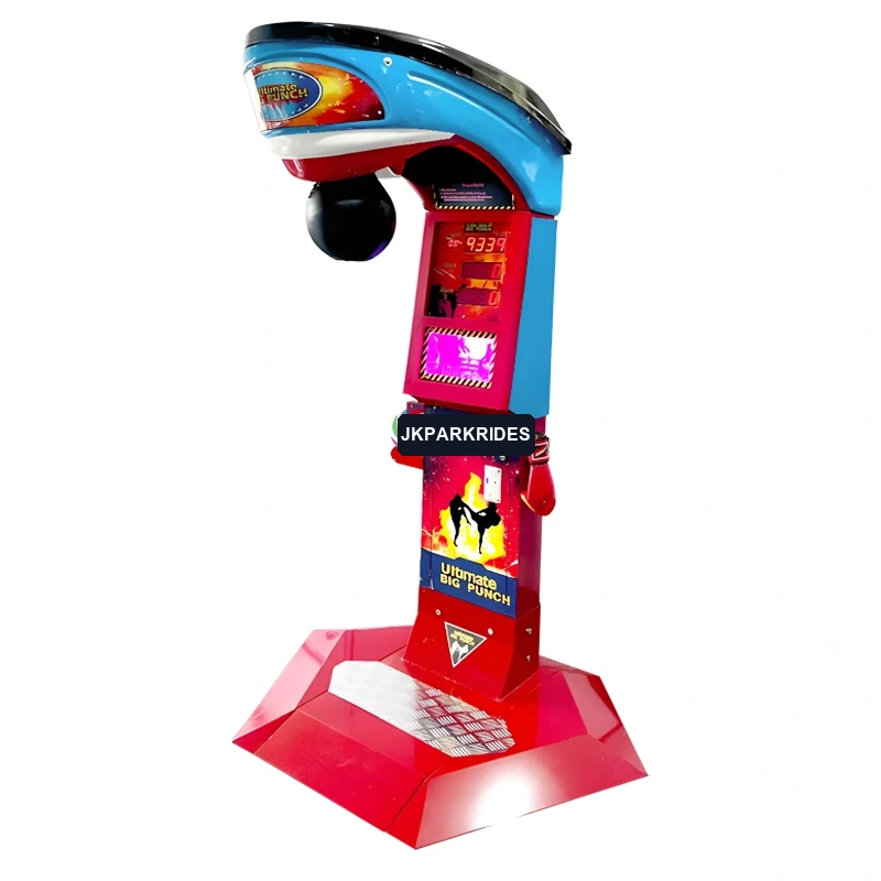 Boxing Force Tester Arcade Machine — additional view of the equipment