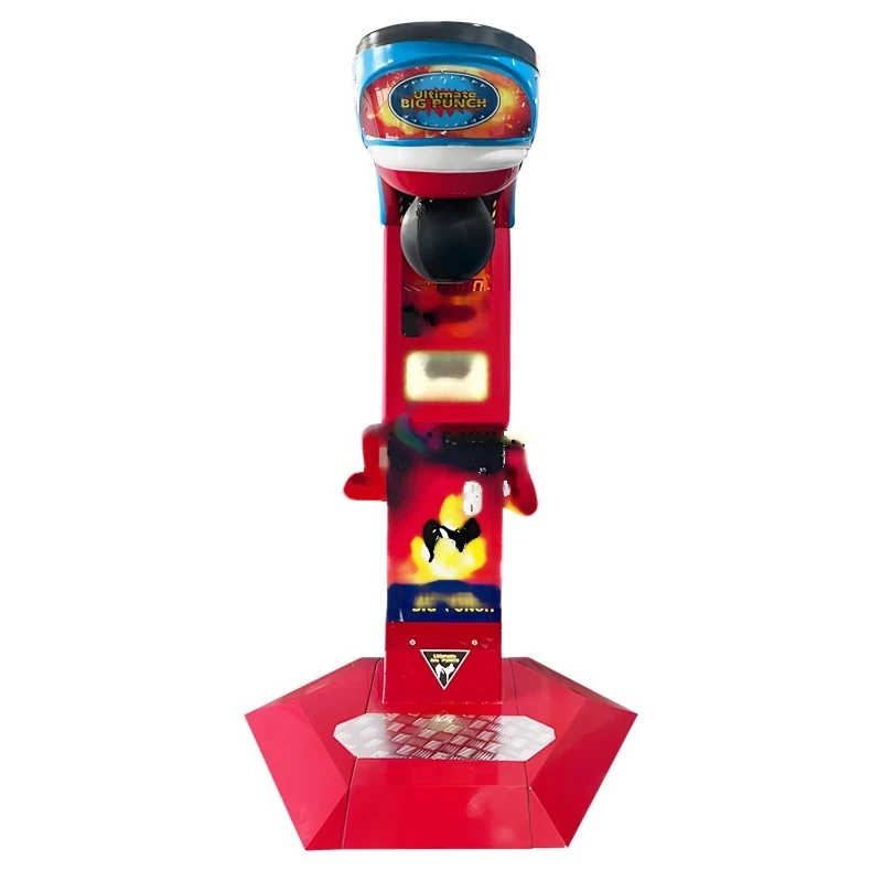 Boxing Force Tester Arcade Machine — additional view of the equipment