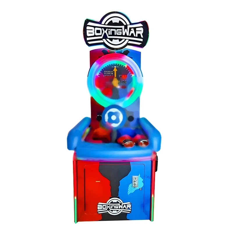 Coin Operated Boxing Force Tester — overall equipment view