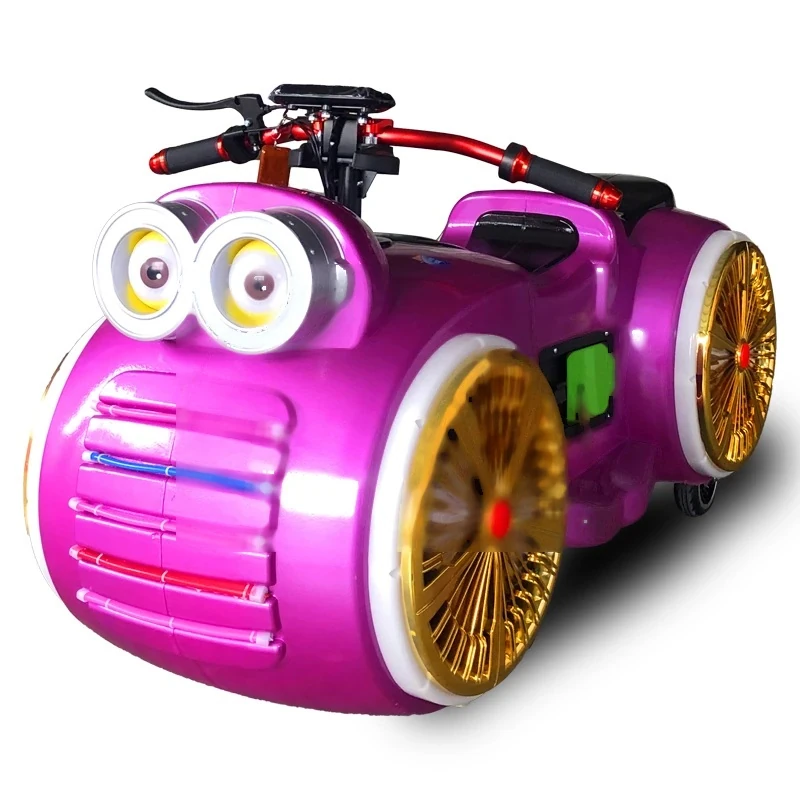 Big Eye Motorcycle Kiddie Ride — overall equipment view