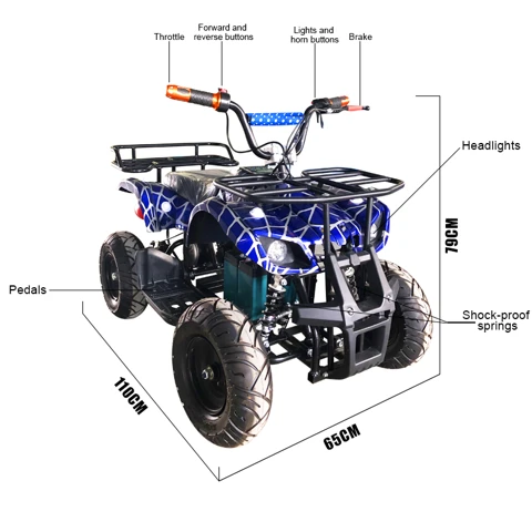 Children's play equipment mini Dune buggy — overall equipment view
