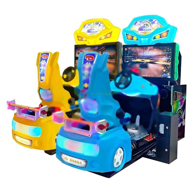 Supercar Driving Simulator 42 Inch LCD — overall equipment view