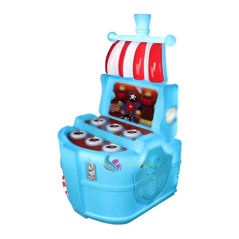 Pirate Ship Groundhog Arcade Machine — additional view of the equipment