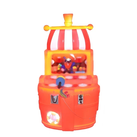 Pirate Ship Groundhog Arcade Machine — overall equipment view