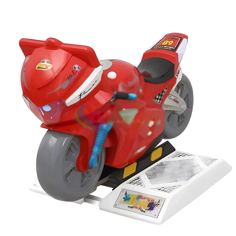 Children’s Motorcycle Racing Arcade Machine — overall equipment view